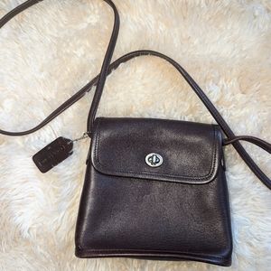 Vintage Tango small leather coach crossbody bag purse brown